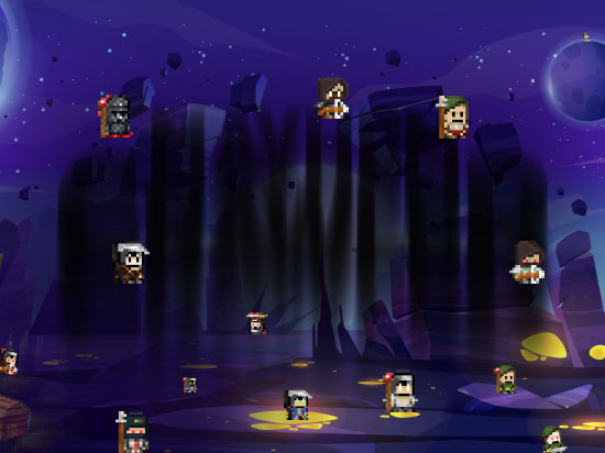 Rogue Kingdom pixel game scene