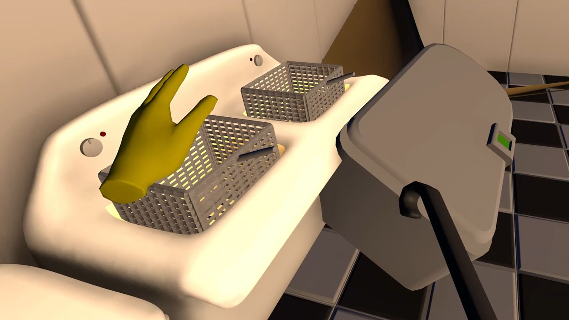 Spess VR game environment